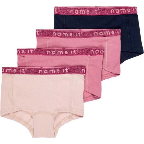 Name It Hipster Lurex 4 Pack Noos - Pink/Heather Rose (13190492)