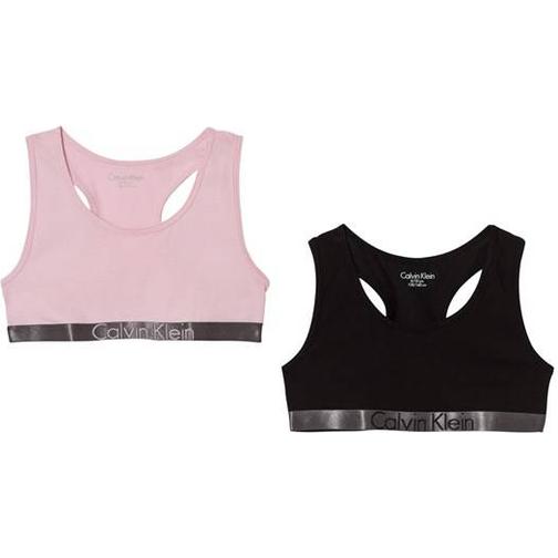 Calvin Klein Customized Stretch Girls Bralettes 2-pack - Black/Unique