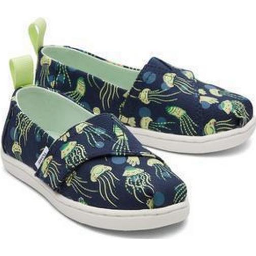 Toms Alpargata Jellyfish Tiny Toddler Navy Slip On