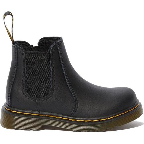 Dr. Martens Toddler 2976 Softy T Leather Chelsea Boots - Black Softy