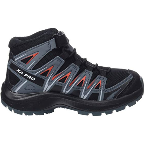 Salomon XA Pro 3D Mid CSWP K - Black/Stormy Weather/Cherry Tomato