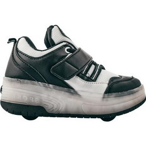 Outsiders Roller Shoes with LED - Black/Silver