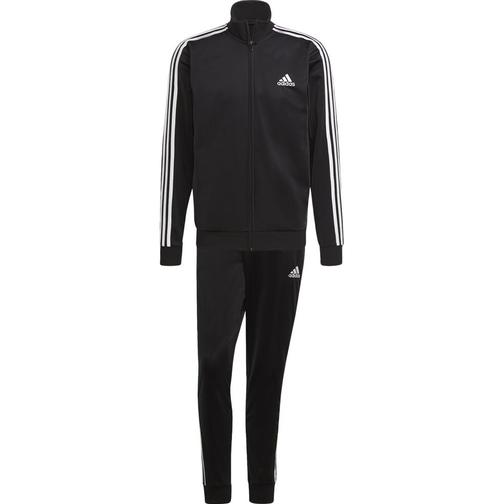 adidas Essentials 3-Stripes Track Suit - Black/White