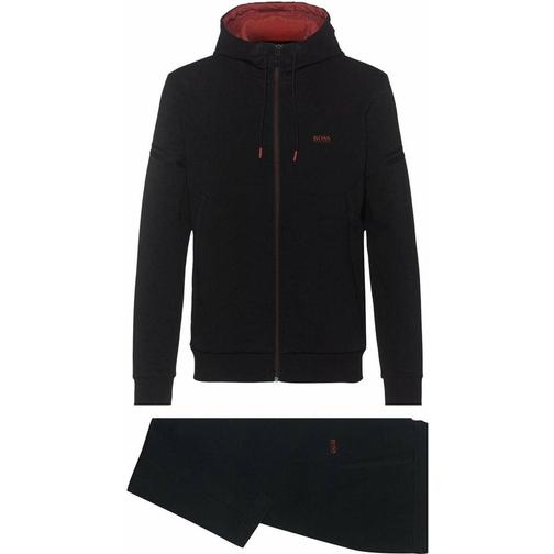 HUGO BOSS Hooded Tracksuit Set - Black