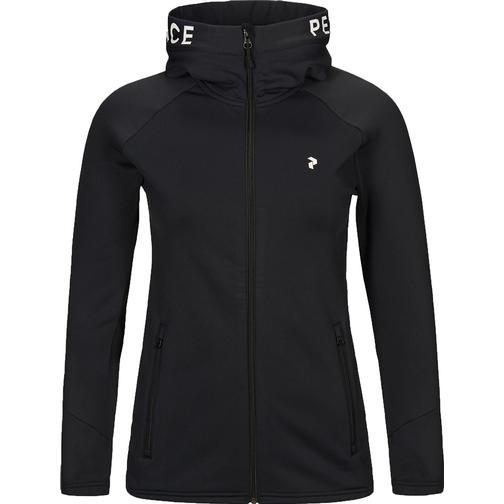 Peak Performance Rider Zip Hood Women - Black