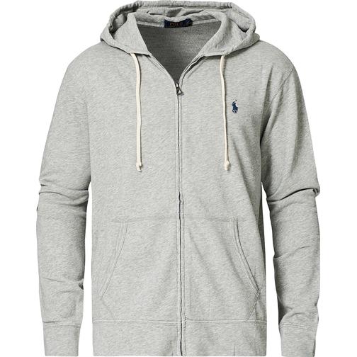 Polo Ralph Lauren Full Zip Hoodie - Light Grey Heather