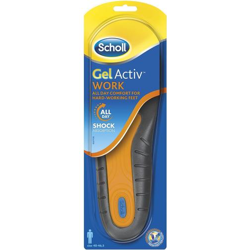Scholl GelActiv Work Insoles Men