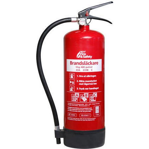 Nexa Brandsläckare Pulver 6kg 43A