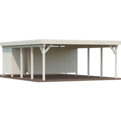 Palmako Karl 40,6 m2 shed (Byggnadsarea ), Utbyggnad
