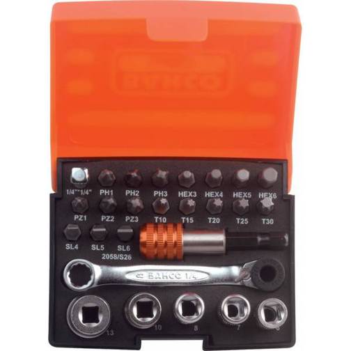 Bahco 2058/S26-2 26pcs Hylsnyckel