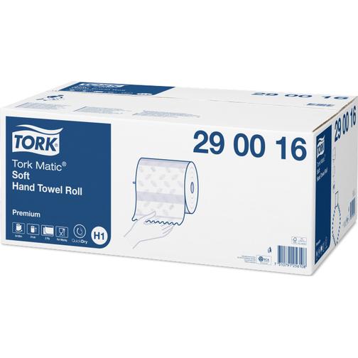 Tork Matic Soft H1 2-Ply Hand Towel Roll Premium 6-pack