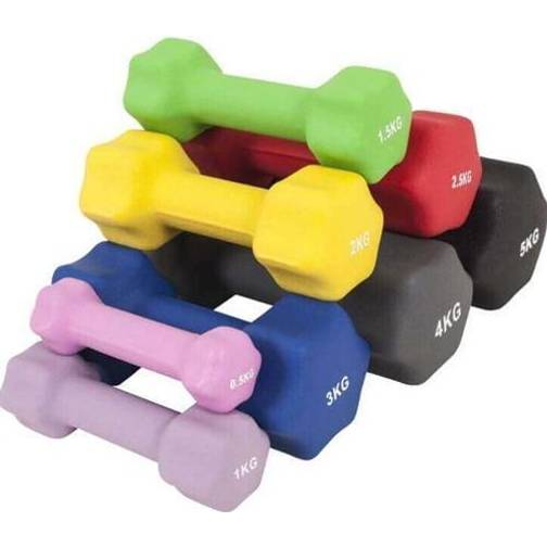 Gorilla Sports Hexagon Dumbbells 2x1.5kg