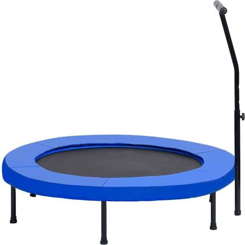 vidaXL Fitness Trampoline with Handle & Safety Cushion 122cm