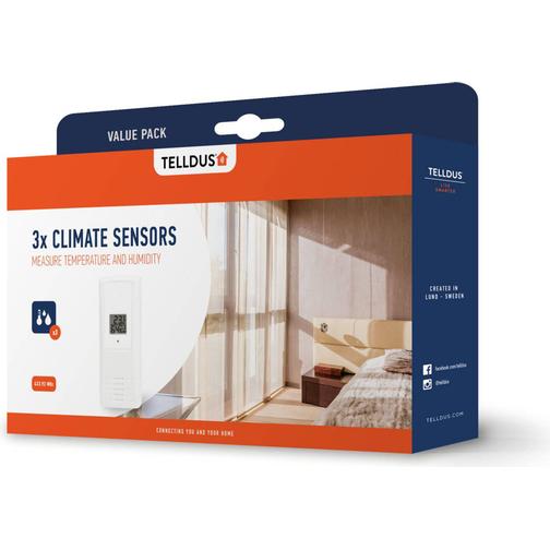 Telldus Climate Sensor 433MHz 3-pack