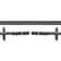 Schockemöhle Rubber reins with buckles, Reins Black/Silver unisex
