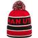 New Era Manchester United Striped Multi Bobble Beanie Hat
