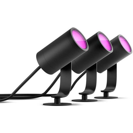 Philips Hue Lily Base Unit Spike 3x8W 24V Markbelysning 19.3cm 3st