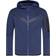 Nike Boy's Sportswear Tech Fleece Full Zip Hoodie - Midnight Navy/Black (CU9223-410)