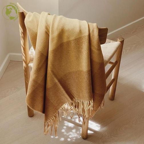 Elvang Inca Stones Filt Gul (200x130cm)