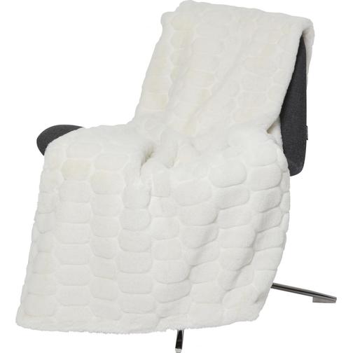 Skinnwille Bubble Filt Brun, Beige, Grå, Vit (180x120cm)