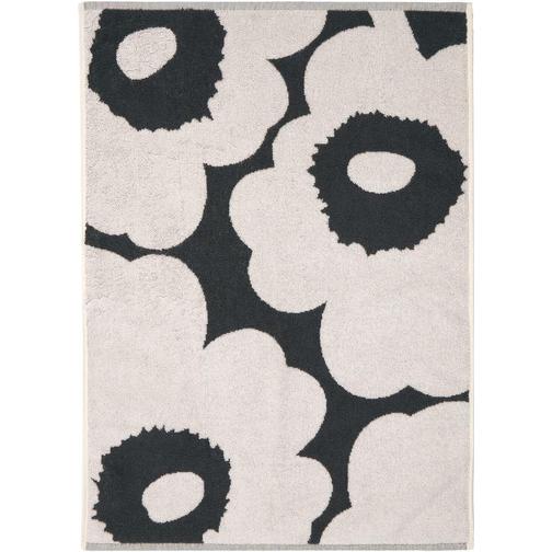 Marimekko Unikko Badlakan Blå, Svart, Vit, Rosa, Röd (70x50cm)