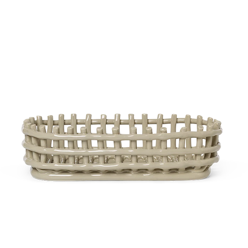 Ferm Living Ceramic Oval Korg 30cm
