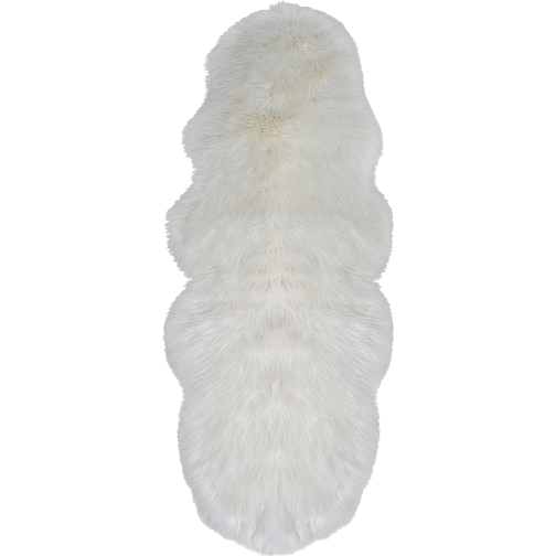 House Nordic Lambskin Brun, Svart, Vit, Grå 60x180cm