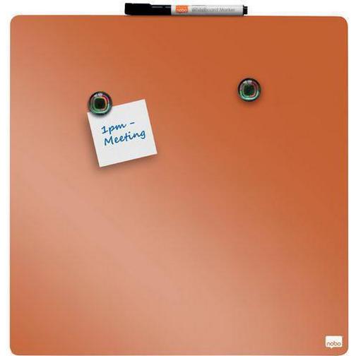 Nobo Mini Magnetic Whiteboard Coloured Tile 360mmx360mm
