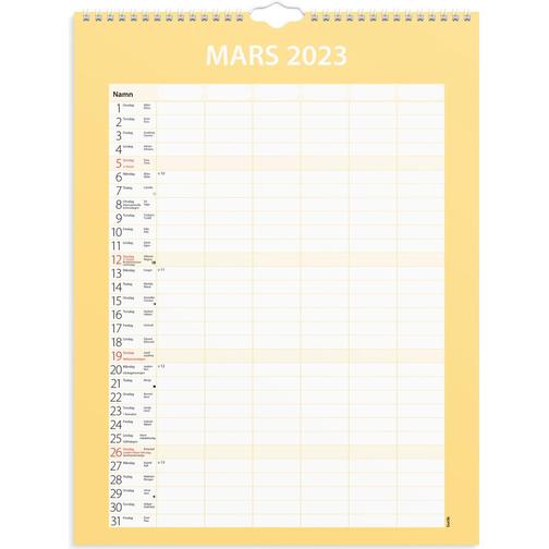 Burde Familjekalender 2023 Praktisk