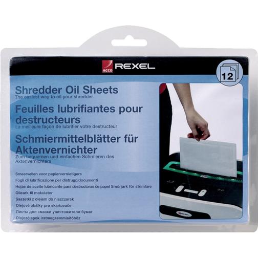 Rexel Shredder Oil Sheets 12-pack