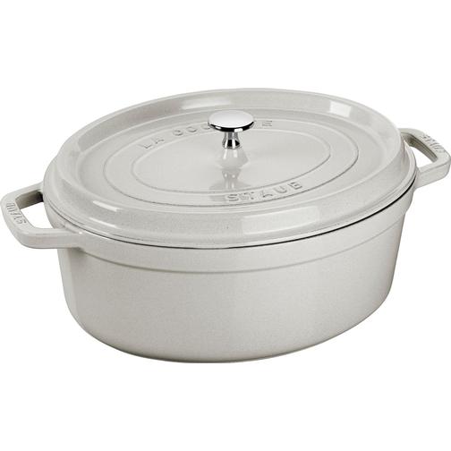 Staub Oval med lock 5.5 L