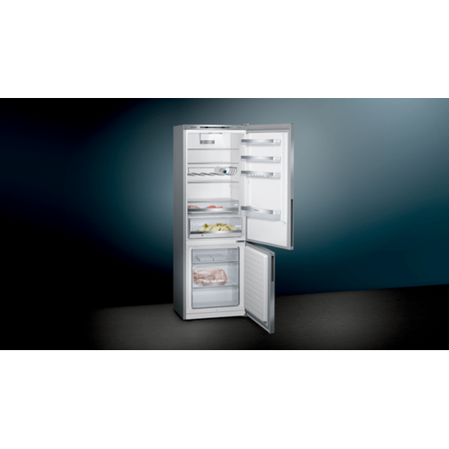 Siemens KG49EAICA Rostfritt Stål, Grå