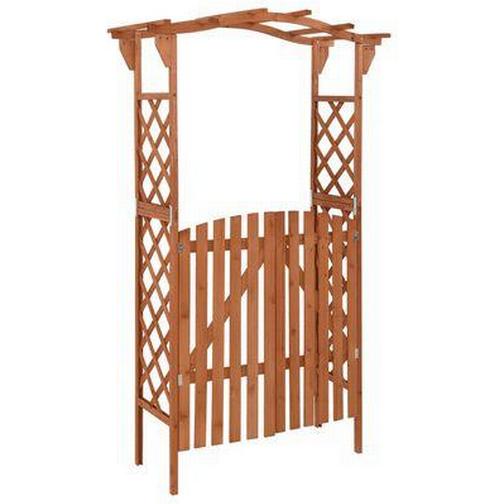 vidaXL Pergola with Gate 40x204cm