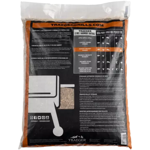 Traeger FSC Hickory BBQ Wood Pellets 9kg PEL345