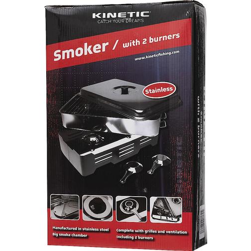 Kinetic Smoker Box with 2 Burner