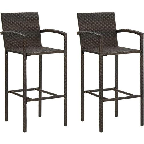 vidaXL 3064804 Bargrupp, 1 Bord inkl. 2 Stolar