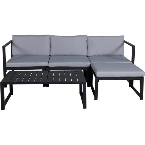 Venture Design Salvador Loungeset, 1 Bord inkl. 3 Soffor