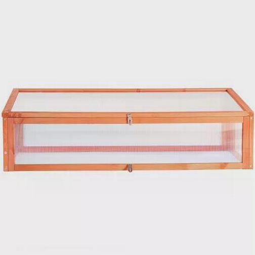 tectake Greenhouse for Raised Beds 115x53x34cm Trä