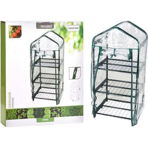 ProGarden 3 Floors Rostfritt stål Plast