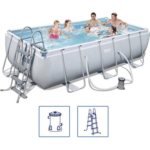 Bestway Power Steel Frame Pool 4.04x2.01x1m