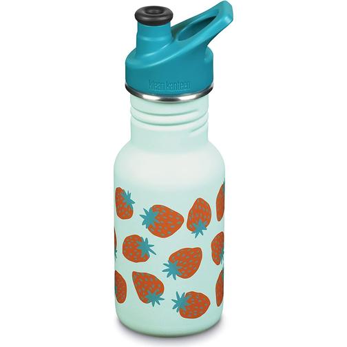 Klean Kanteen Kid Classic Bottle 355ml Blue Tint Strawberries