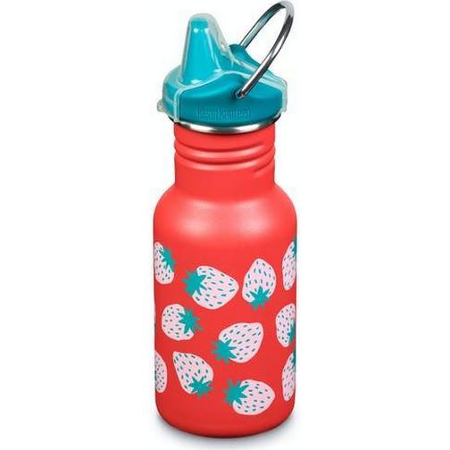 Klean Kanteen Kid's Classic Sippy Bottle Coral Strawberries 12oz