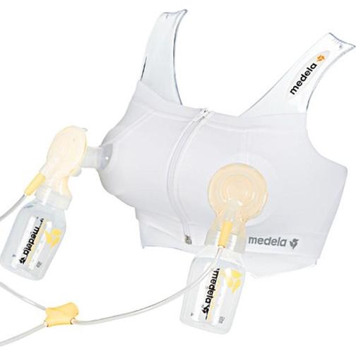 Medela Easy Expression Nursing Bra White
