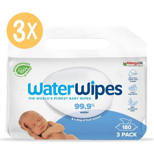 WaterWipes Biodegradable BabyWipes 540 pcs