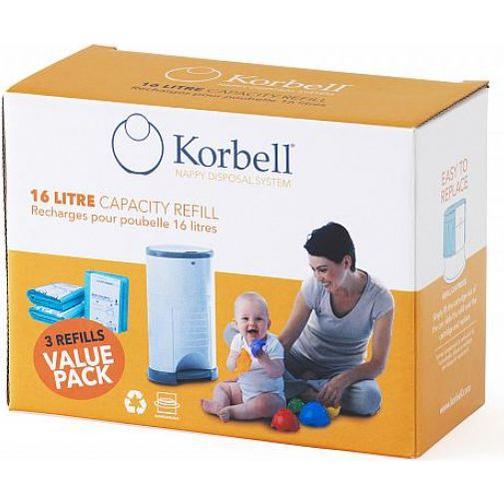 Korbell Blöjpåsar Refill 3-pack