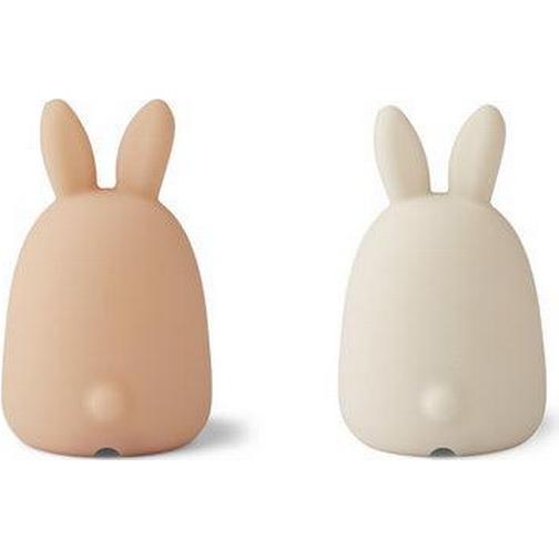 Liewood Rabbit Tuscany Rose/Sandy Callie 2-pack Nattlampa