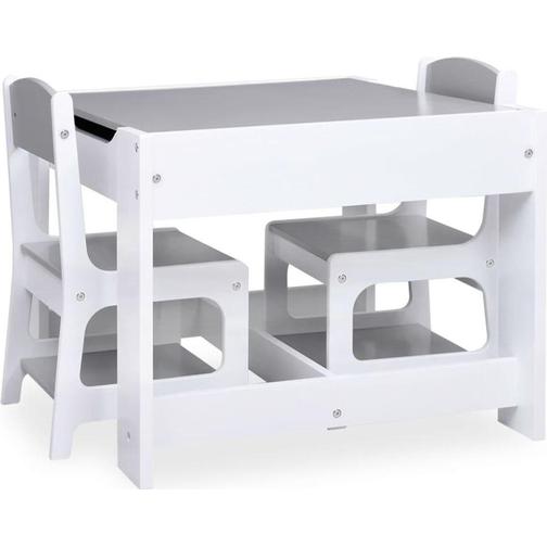 vidaXL Children's Table with 2 Chairs