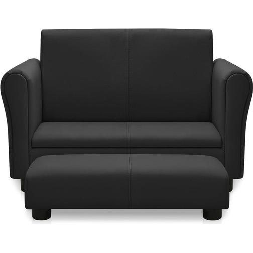 vidaXL Barnsoffa med Pall