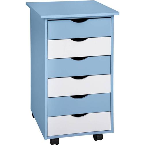 tectake Kids Desk + Filing Cabinet