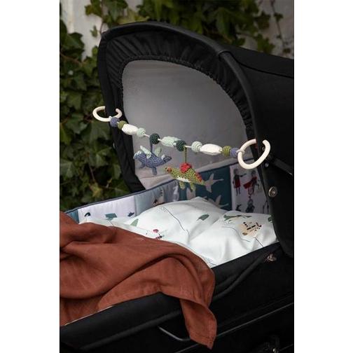 Sebra Crochet Pram Chain Dragon Tales